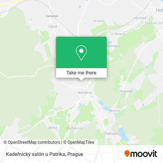Карта Kadeřnický salón u Patrika