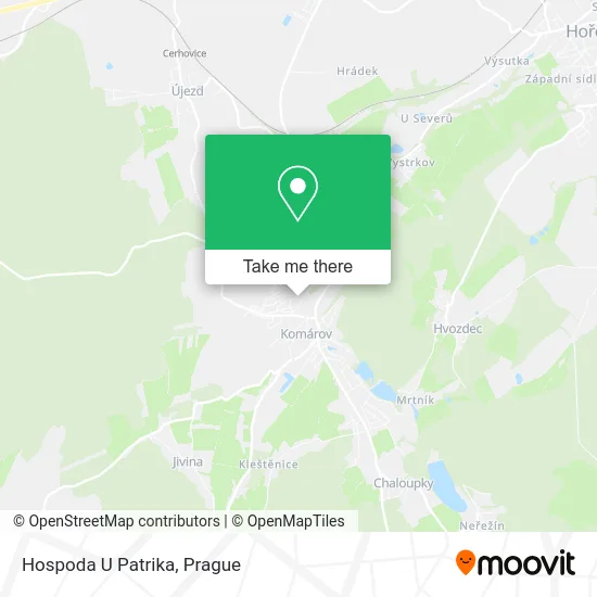 Карта Hospoda U Patrika