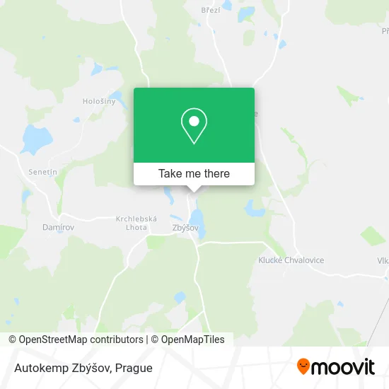 Карта Autokemp Zbýšov