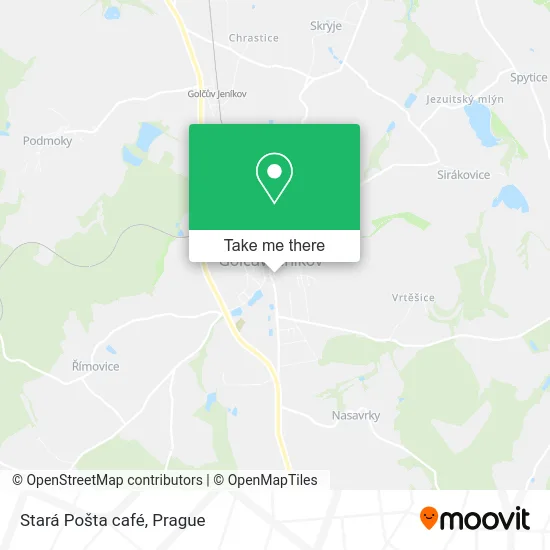 Карта Stará Pošta café