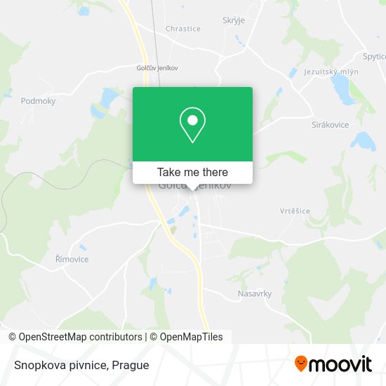 Карта Snopkova pivnice