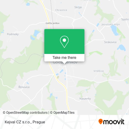 Карта Kejval CZ s.r.o.