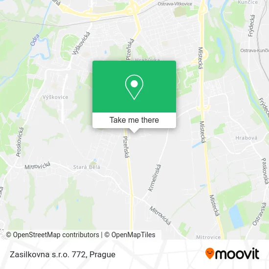 Карта Zasilkovna s.r.o. 772