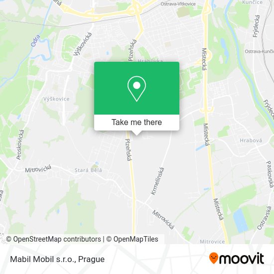 Карта Mabil Mobil s.r.o.