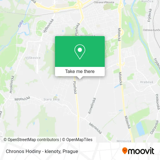 Карта Chronos Hodiny - klenoty