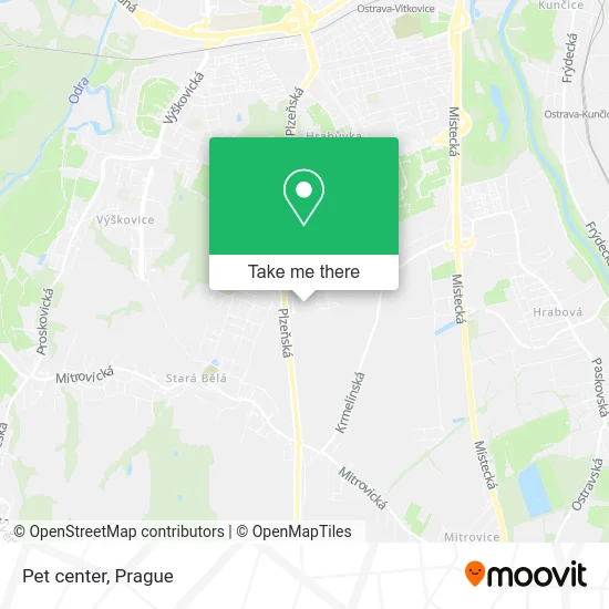 Карта Pet center