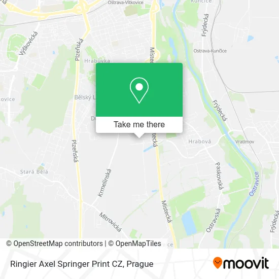 Карта Ringier Axel Springer Print CZ