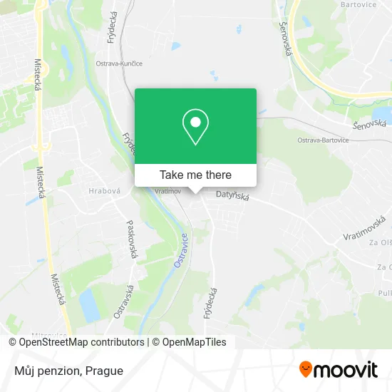Карта Můj penzion