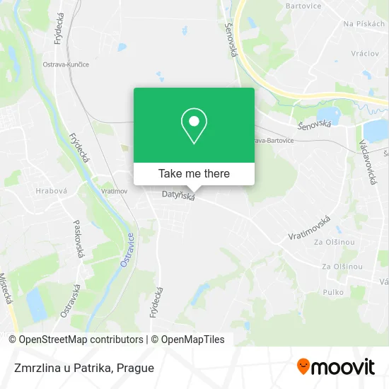 Карта Zmrzlina u Patrika