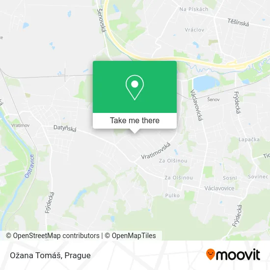 Карта Ožana Tomáš