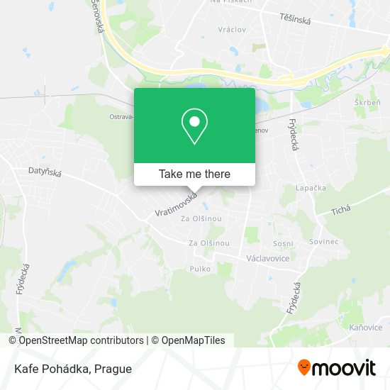 Карта Kafe Pohádka
