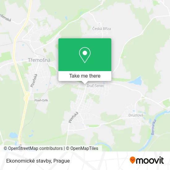 Карта Ekonomické stavby