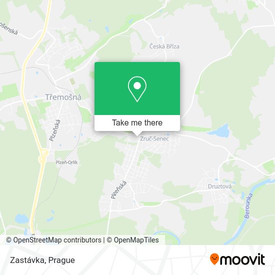 Карта Zastávka
