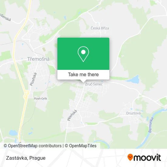 Карта Zastávka
