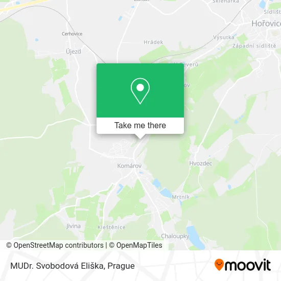 Карта MUDr. Svobodová Eliška
