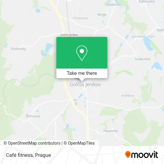 Café fitness map