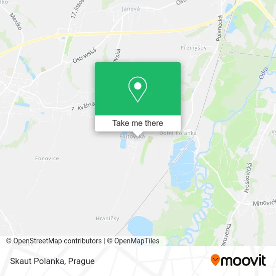 Skaut Polanka map