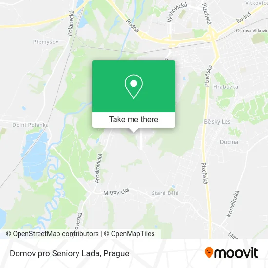 Карта Domov pro Seniory Lada