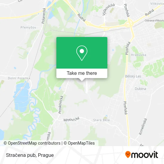 Карта Stračena pub