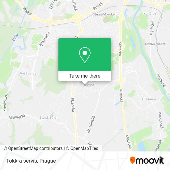 Карта Tokkra servis