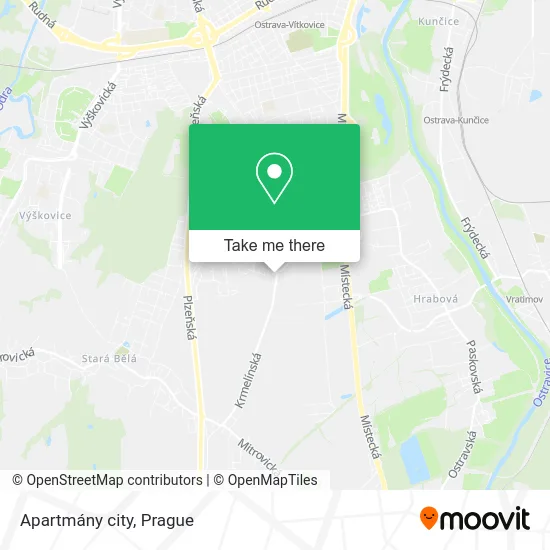 Карта Apartmány city