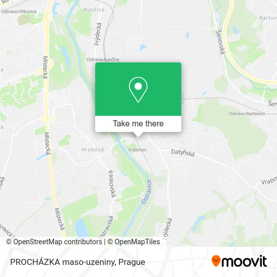 Карта PROCHÁZKA maso-uzeniny