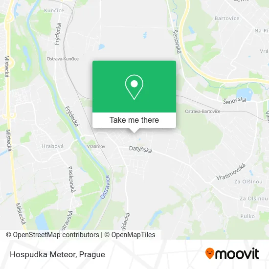 Карта Hospudka Meteor