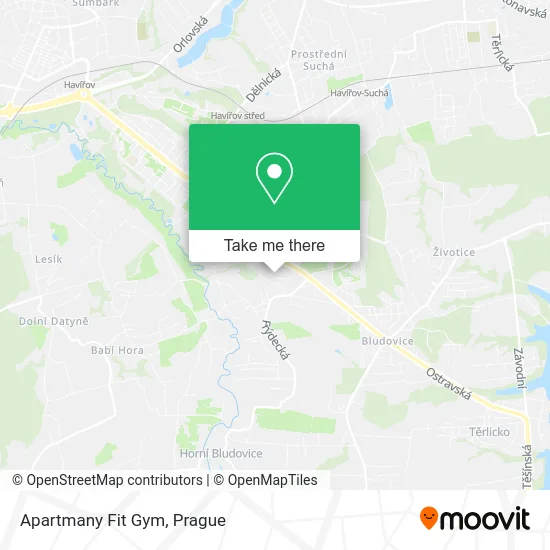 Карта Apartmany Fit Gym