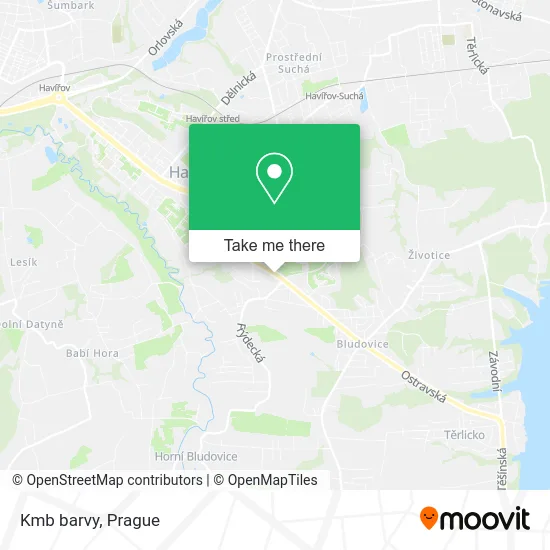 Карта Kmb barvy