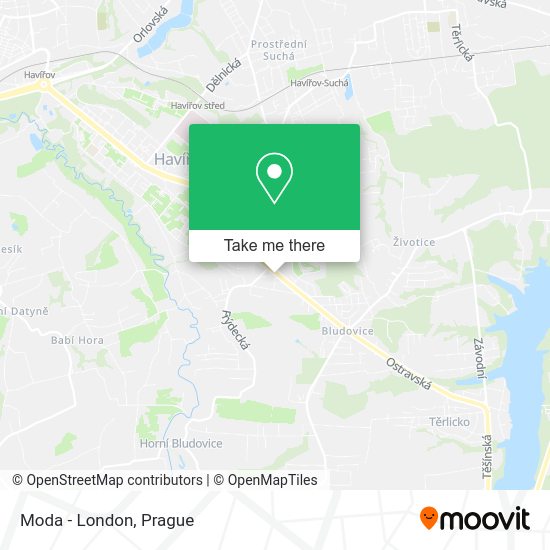 Карта Moda - London