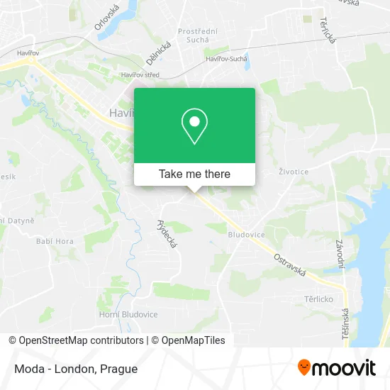 Карта Moda - London