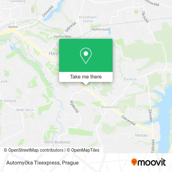 Карта Automyčka Tixexpress