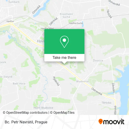 Карта Bc. Petr Navrátil