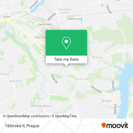 Карта Těšínská II