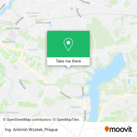 Карта Ing. Antonin Wzatek