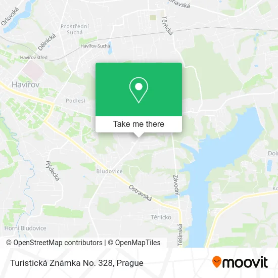 Карта Turistická Známka No. 328