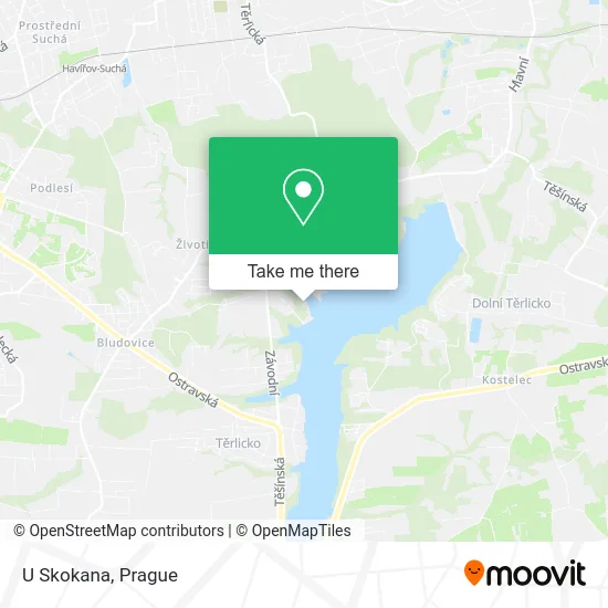 Карта U Skokana