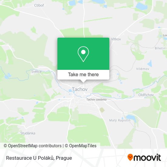 Карта Restaurace U Poláků