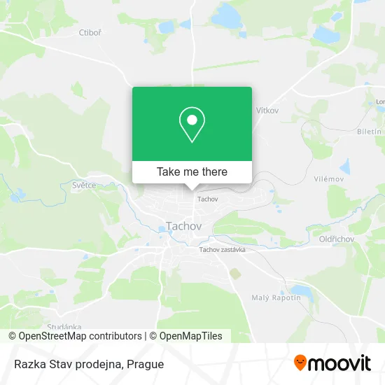 Razka Stav prodejna map
