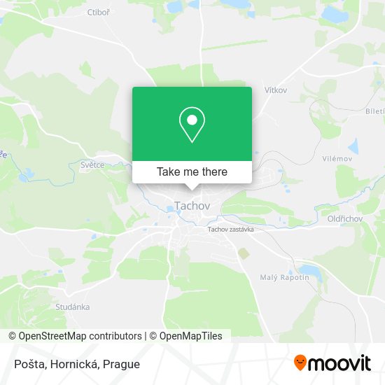 Карта Pošta, Hornická