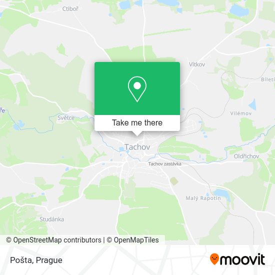 Карта Pošta