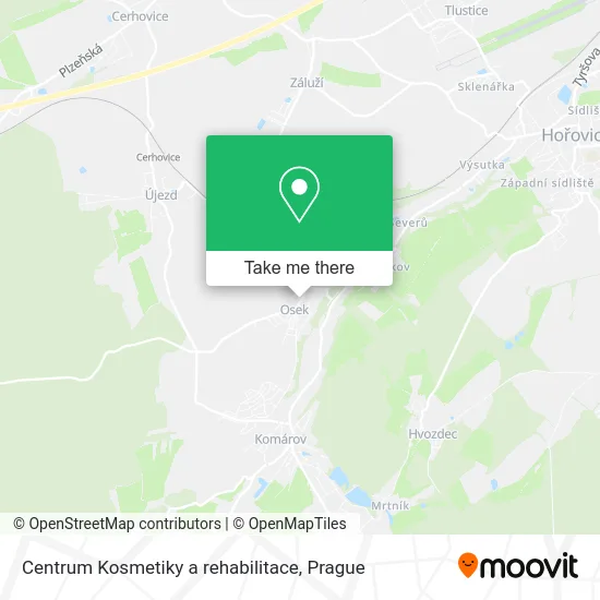 Карта Centrum Kosmetiky a rehabilitace