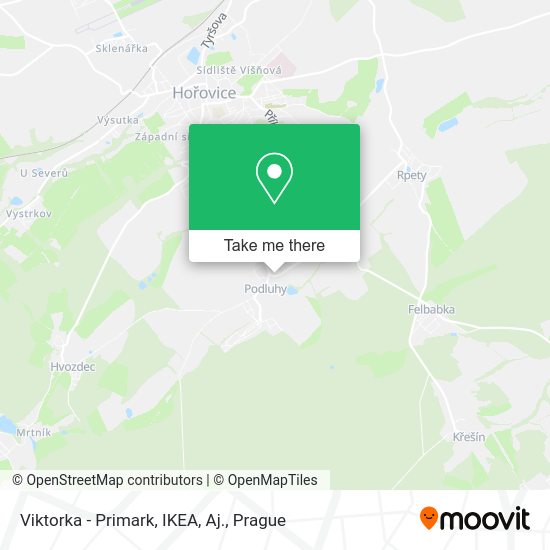 Карта Viktorka - Primark, IKEA, Aj.