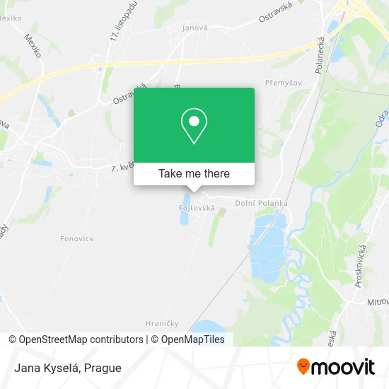 Карта Jana Kyselá
