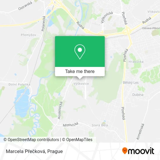 Карта Marcela Přečková