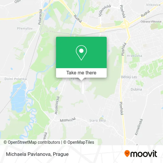 Карта Michaela Pavlanova