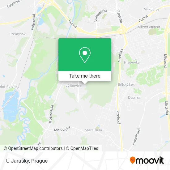 Карта U Jarušky