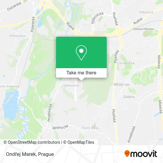 Карта Ondřej Marek