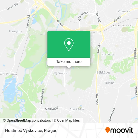 Карта Hostinec Výškovice