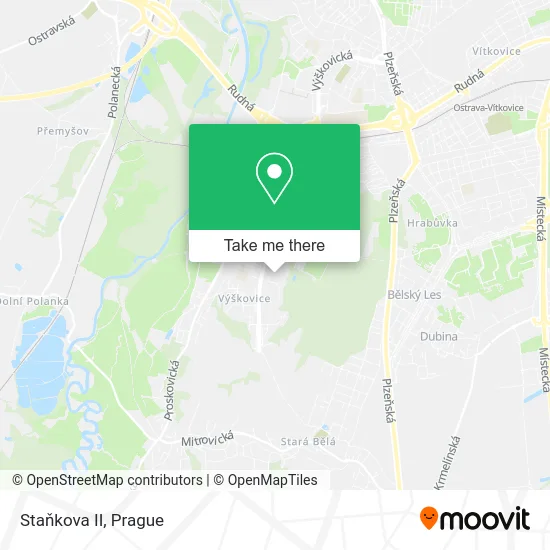 Карта Staňkova II